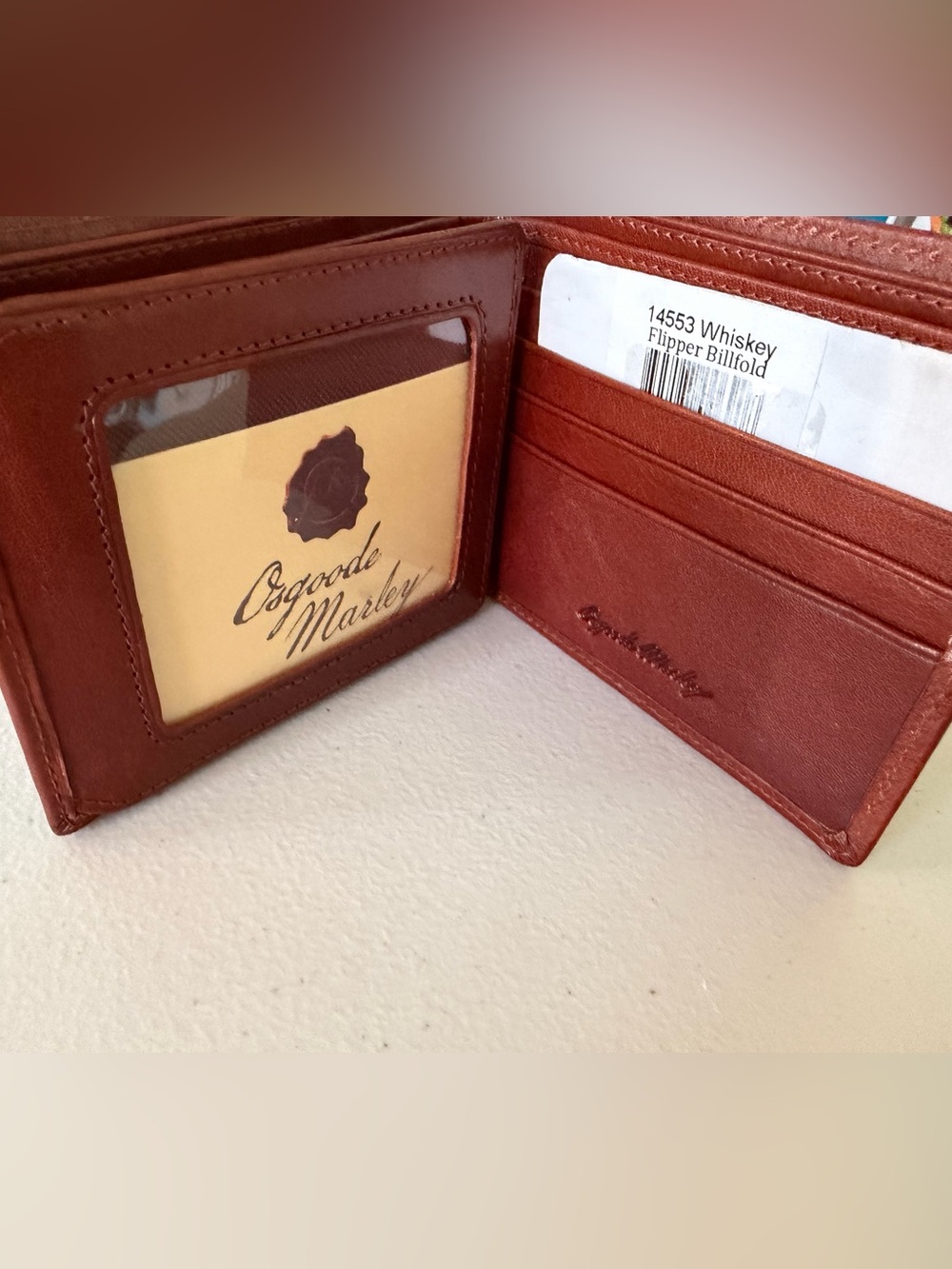 New Osgoode Marley Flipper Billfold Wallet